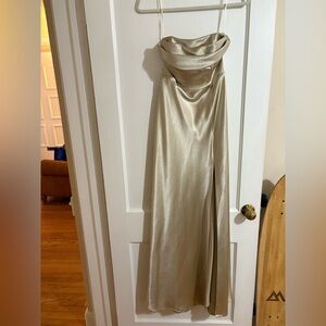 Birdy Grey Champagne Satin Dress